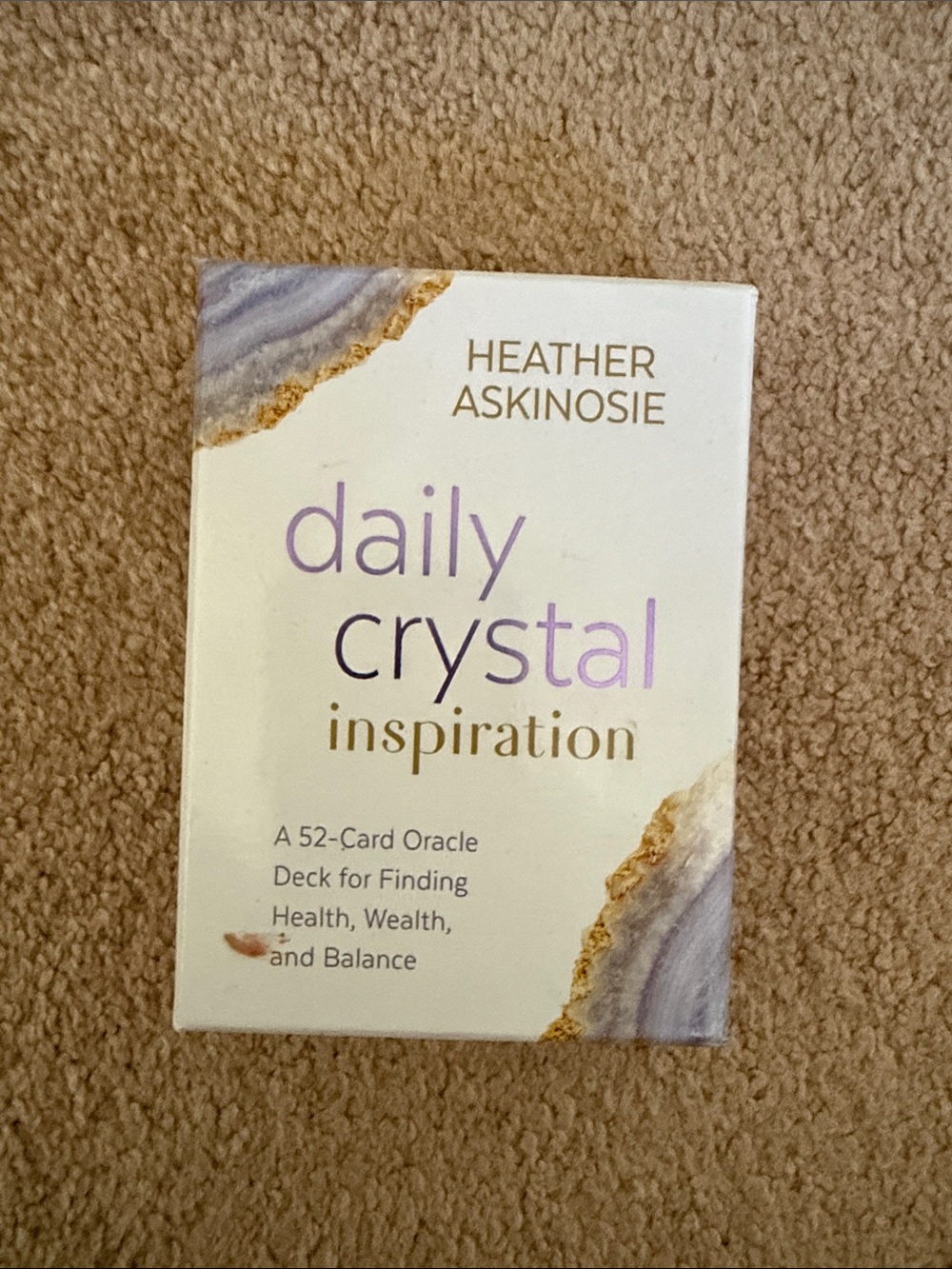 Daily Crystal Inspiration Oracle Deck || 52 Card Deck